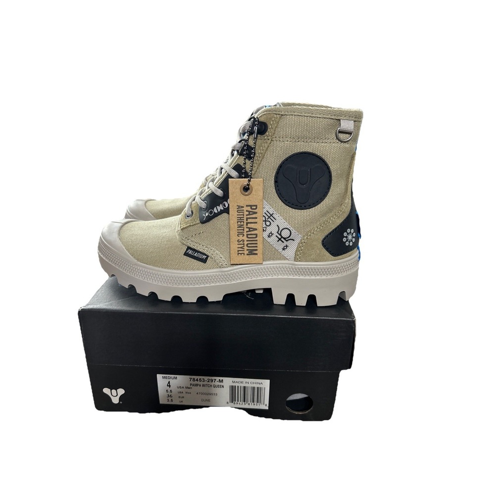 Palladium Destiny Pampa Witch Queen Boots 4 Mens Women's 5.5